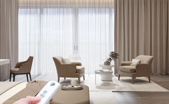 Affordable motorized curtains