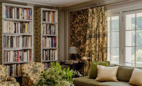 Architectural silk curtains
