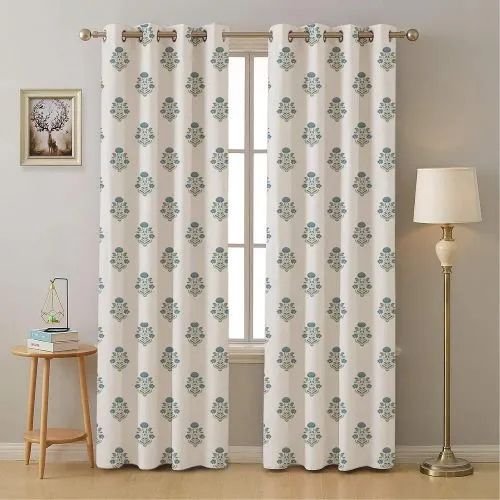 Breathable cotton curtains