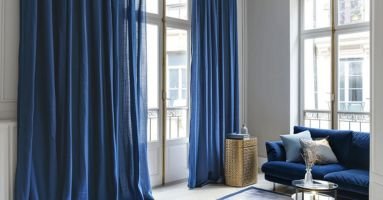 Classic silk curtains