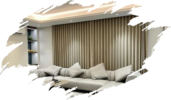 Contemporary motorized curtains