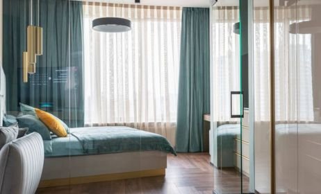Curtains for hotel bedroom