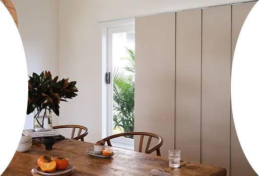 Decorative panel blinds