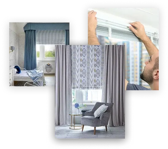 Easy curtain & blinds installation