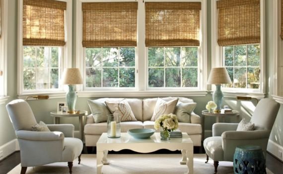 Eco-friendly bamboo blinds