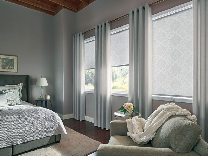 Elegant curtains & blinds