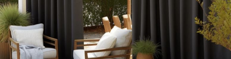 Elegant outdoor curtains
