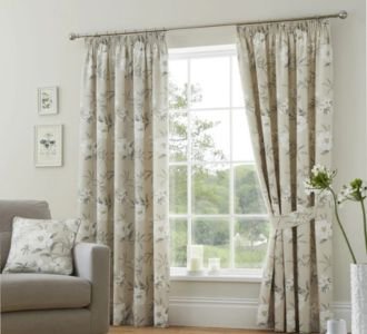 Elegant pinch pleat curtains