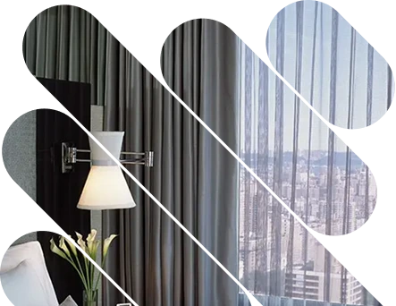 Insulating hotel curtains