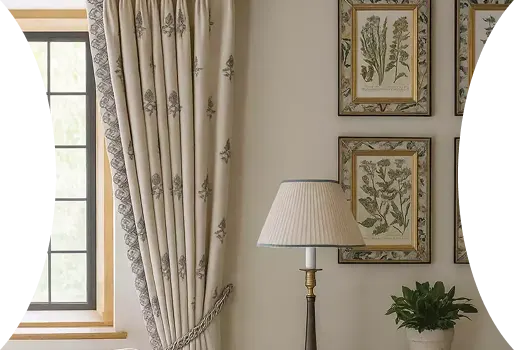 Insulating pinch pleat curtains
