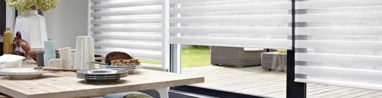 Light-filtering duplex blinds