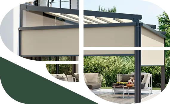 Long-lasting outdoor blinds