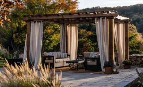 Luxury outdoor curtains
