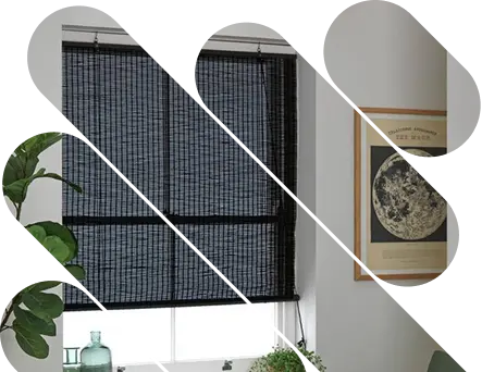 Minimalist bamboo blinds