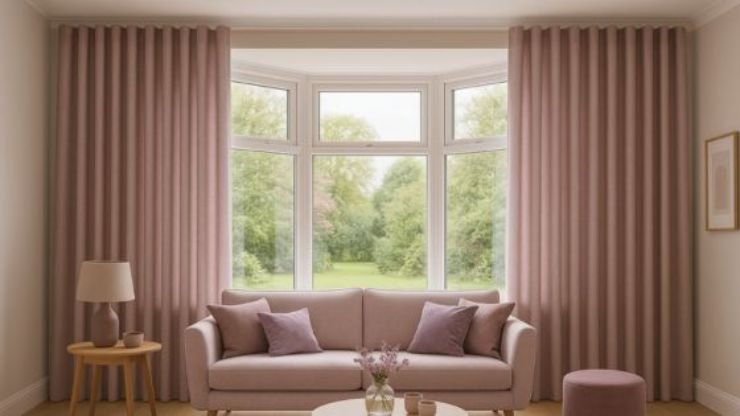 Minimalist wave curtains