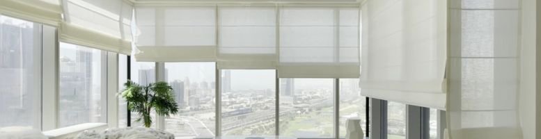 Modern Roman blinds