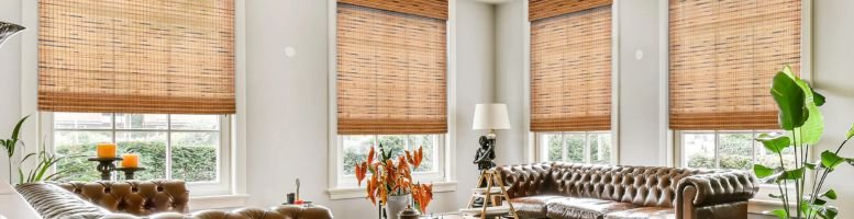 Modern bamboo blinds