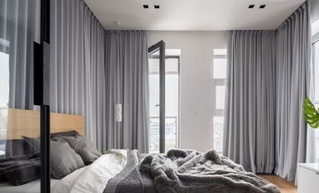 Modern motorized curtains