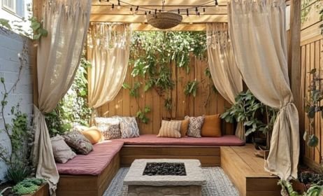 Modern outdoor curtains