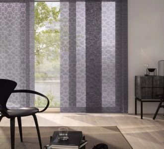 Modern panel blinds