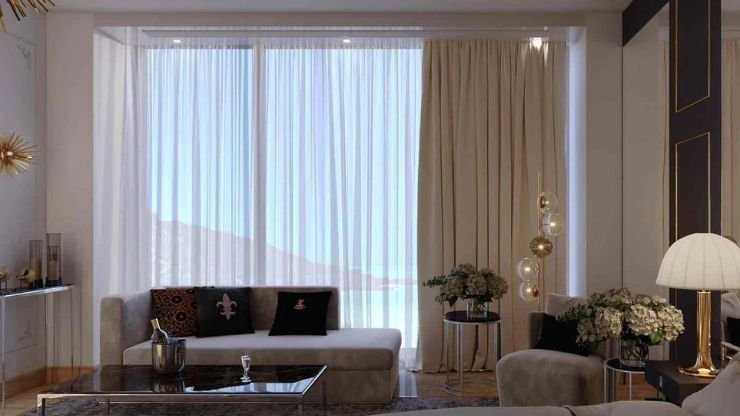 Premium motorized curtains