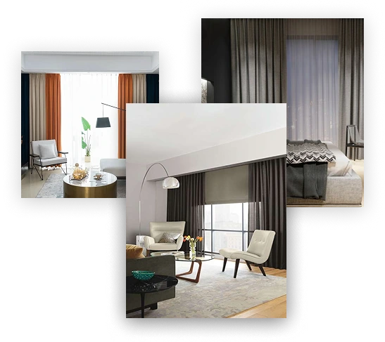 Privacy hotel curtains