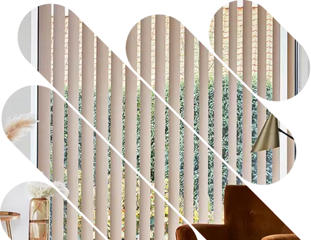 Ready-made vertical blinds