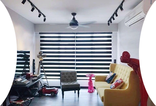 Smooth-operating duplex blinds