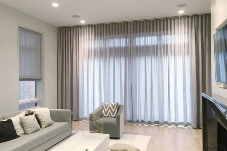 Smooth wave curtains