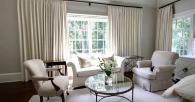 Soft velvet curtains