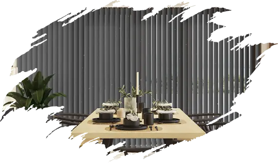 Space-saving vertical blinds