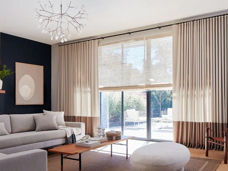 Stylish curtains & blinds