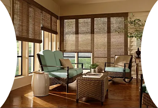 Sustainable bamboo blinds