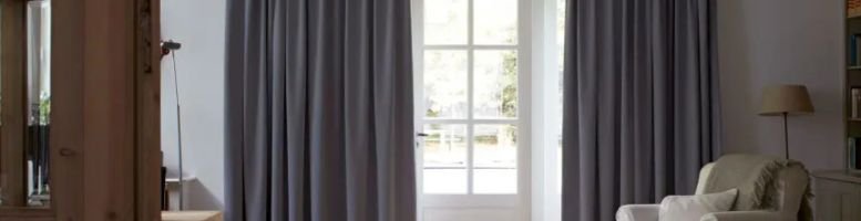 Tailored pinch pleat curtains