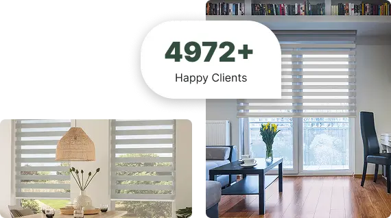 Adjustable zebra blinds