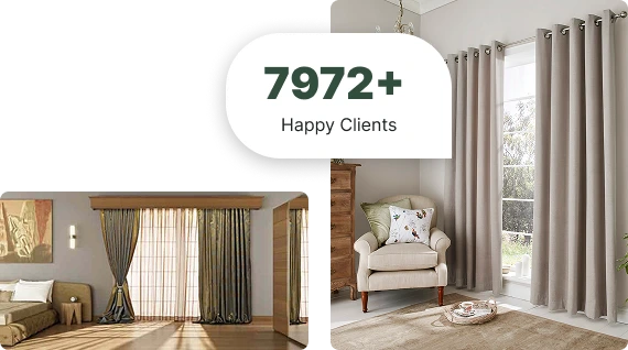 Easy-to-install eyelet curtains