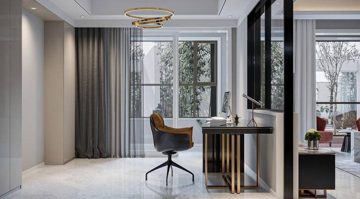 Elegant Office Curtains in Dubai