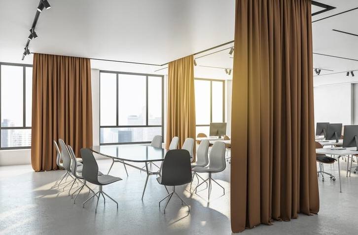 Luxury Office Curtains in Dubai