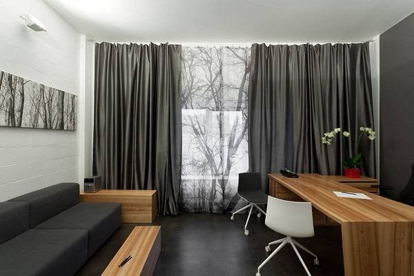 Modern Office Curtains in Dubai