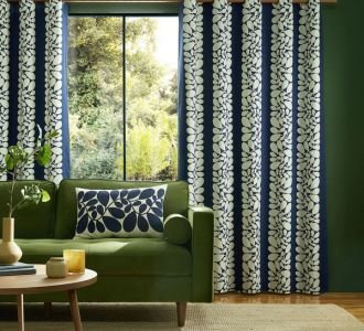 Modern eyelet curtains