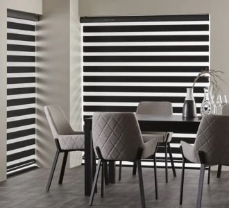 Modern zebra blinds