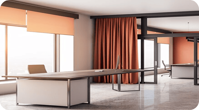 Premium Office Curtains in Dubai