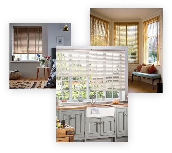 Wooden textured Blinds