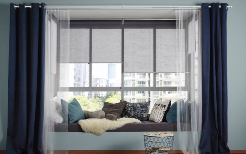 Add Curtains & Layering Of Your Choice 
