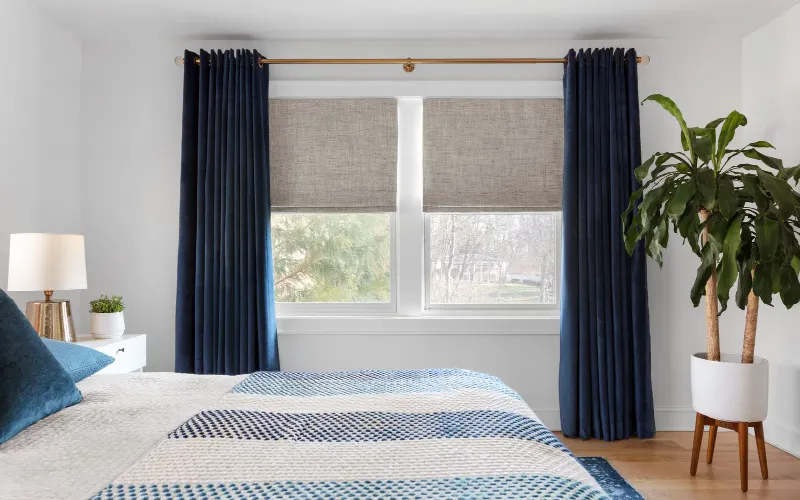 Hang Curtains Over Blinds