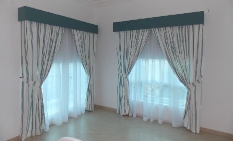 Curtains with Pelmet