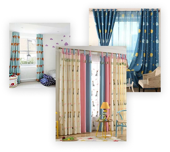 Modern Kids’ Room Curtains