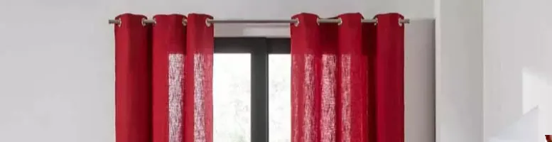 Modern Red Curtains