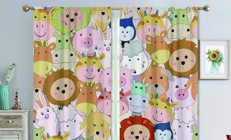 Printed Kids Curtains