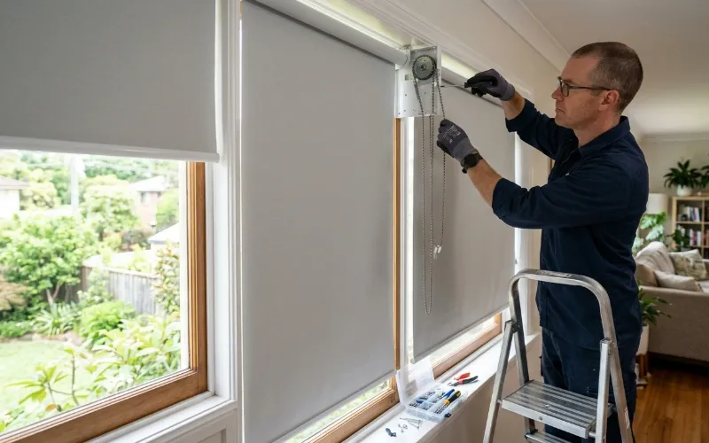 Repairing The Chain-Operated Blinds
